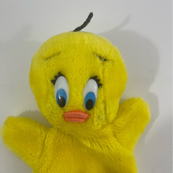 Tweety Bird Plush Hand Puppet Yellow 10” - Picture 2 of 6